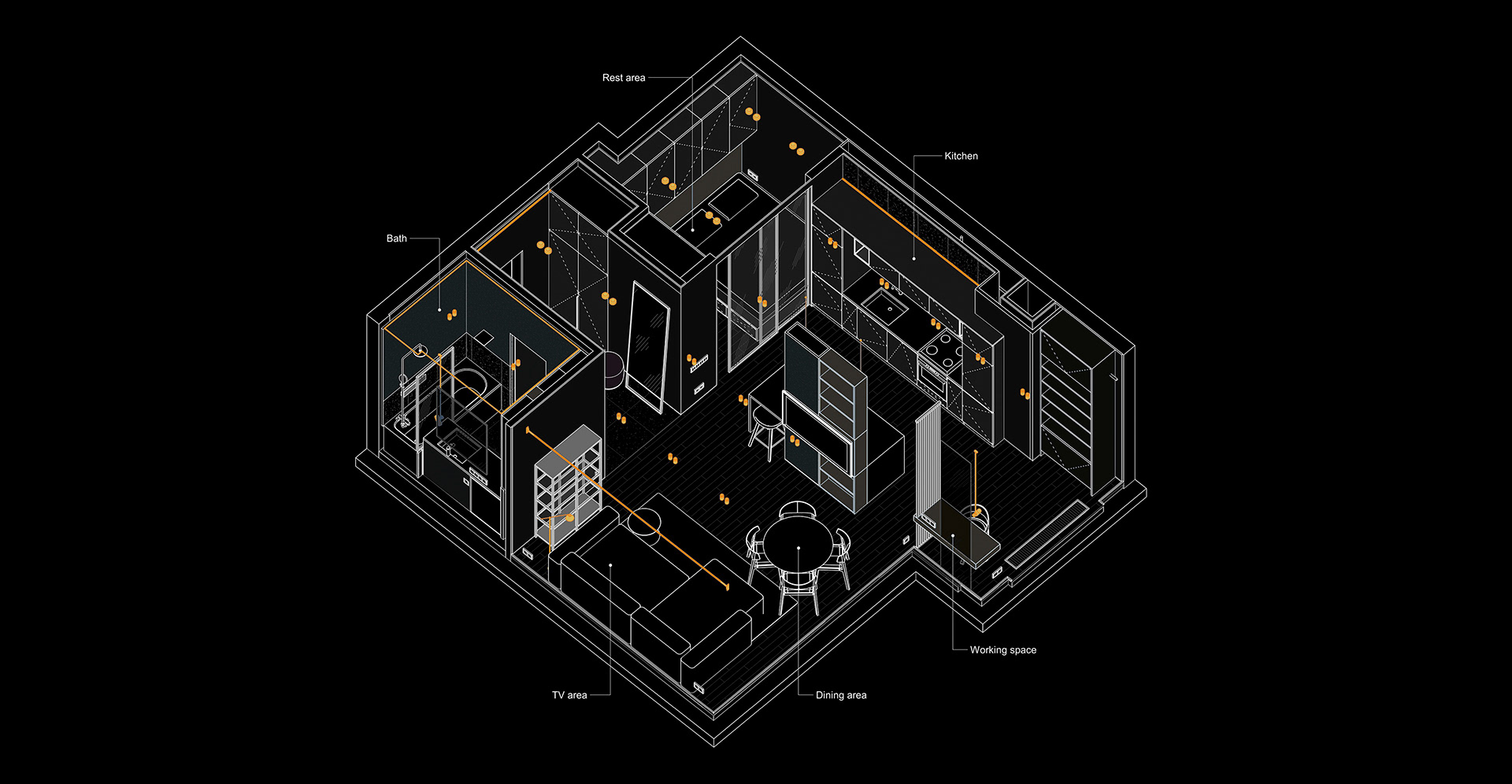 47㎡小空间公寓设计-1