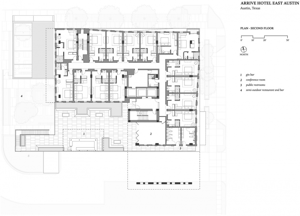 奥斯汀 ARRIVE 酒店丨美国奥斯汀丨Baldridge Architects-54