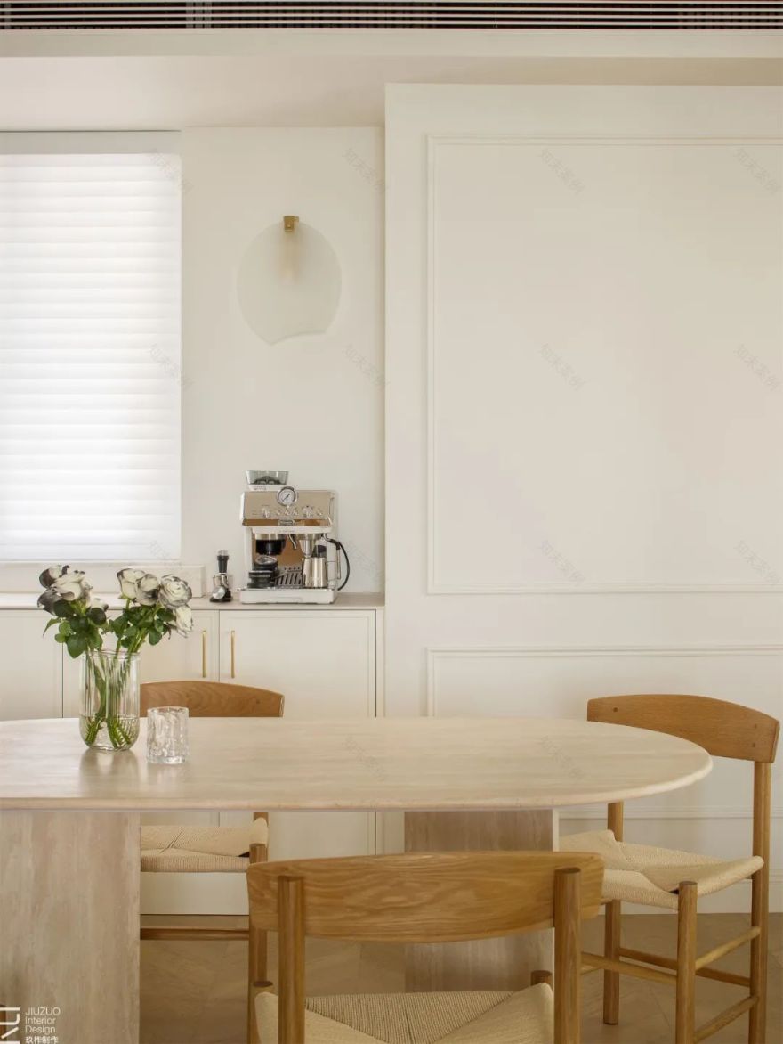 现代法式奶油风平层丨中国上海丨玖柞制作-45