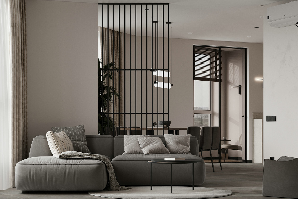 原木+高级灰 打造出精致优雅的居住空间-3