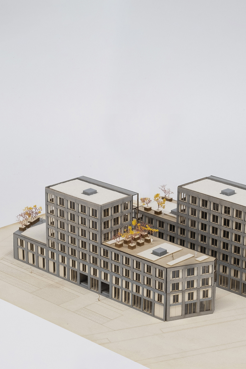 Logements en lanières, quartier des Groues-1