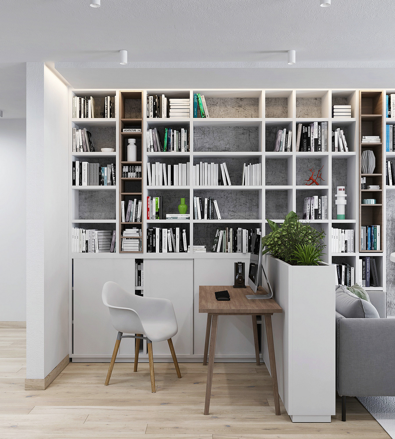 夏日清凉的清新冷色系室内设计-4