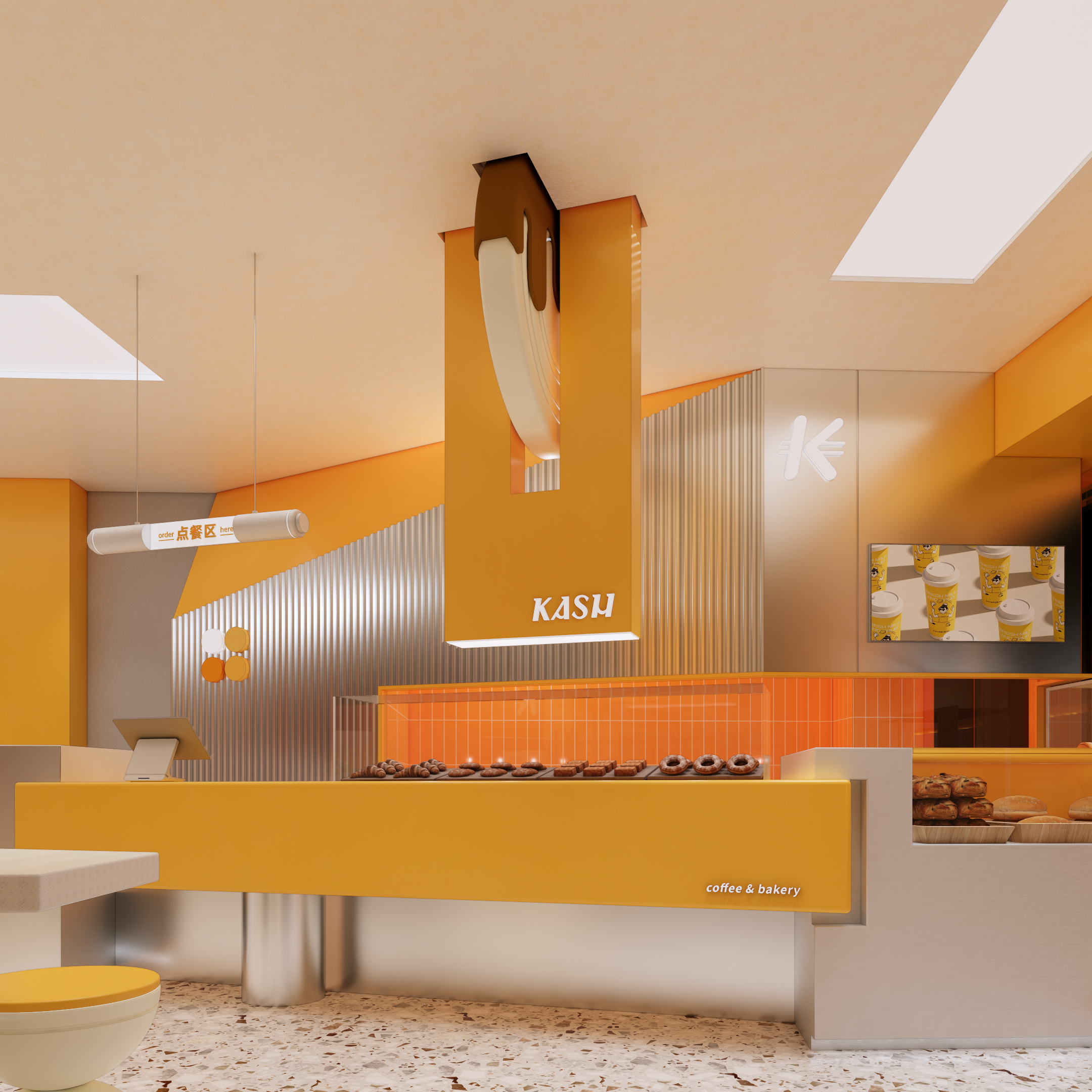 KASH coffee & bakery 南京西路店丨中国南京丨BAP-30