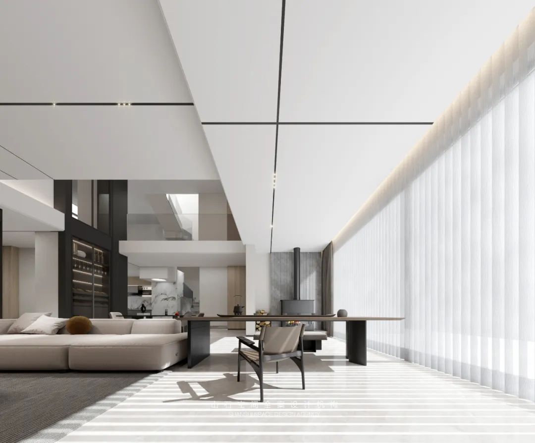 新希望锦麟河院挑空别墅丨中国沈阳丨山石空间全案设计机构-12