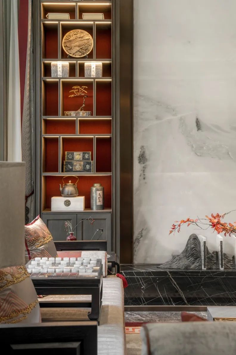 盛唐诗意,现代中式住宅设计丨中国宁波丨一然设计（上海,北京,深圳,沈阳）-48