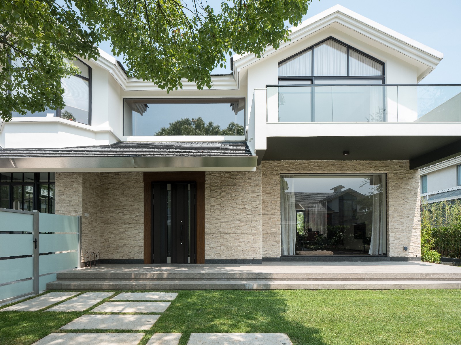 上海 376㎡树屋别墅 | VCDesign 融入自然，打造室内外一体化空间-8