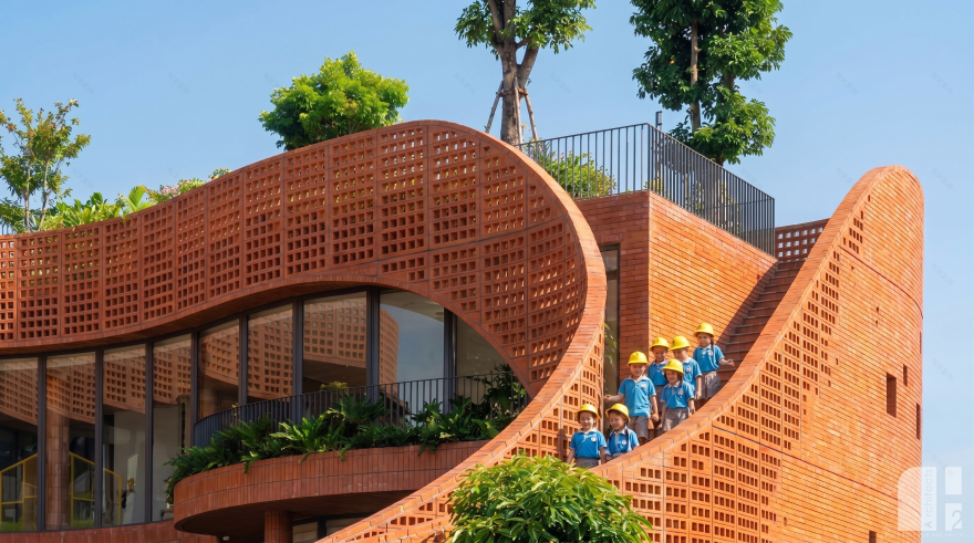 嘉莱幼儿园丨越南丨H2 Architects-8