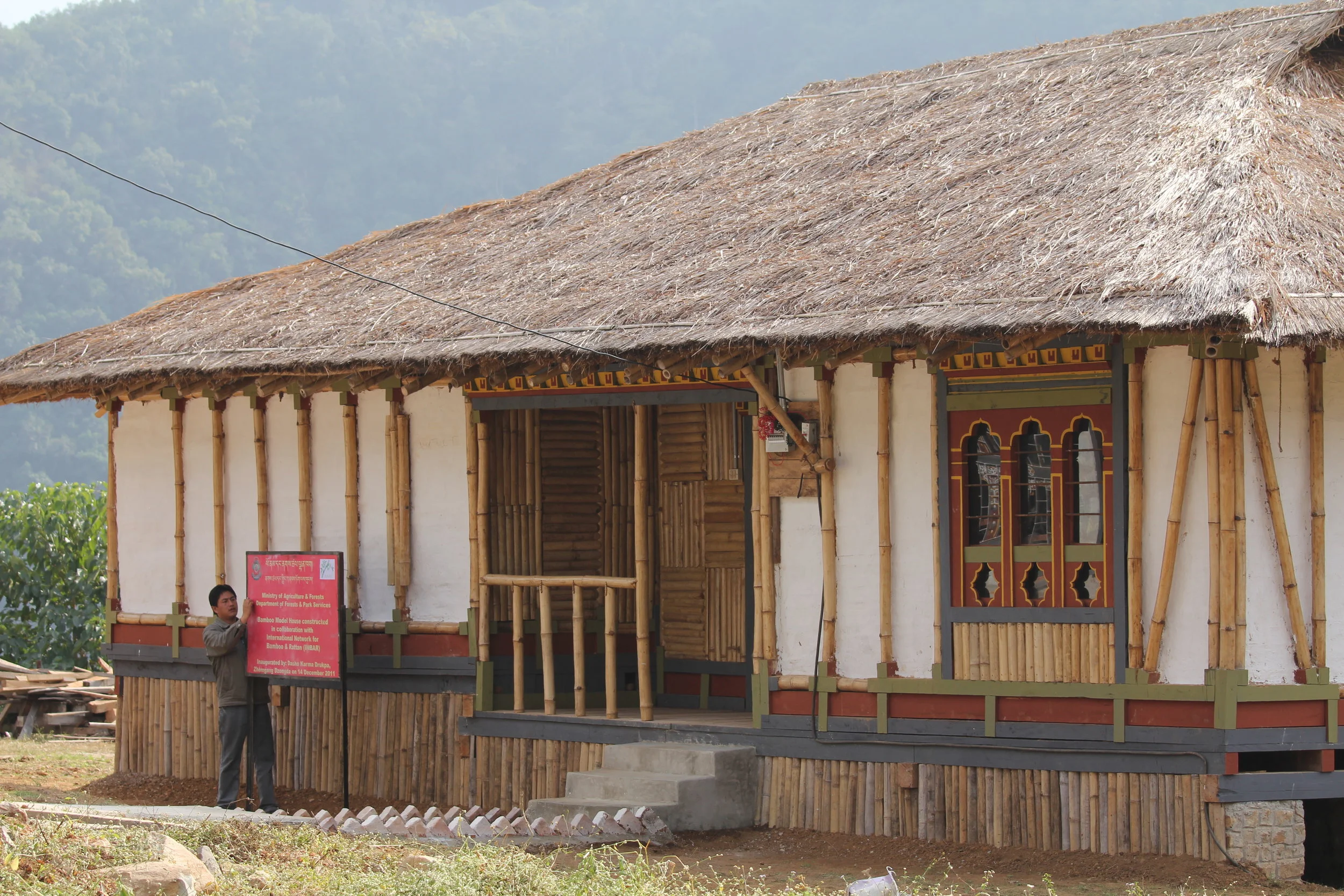 不丹总督府竹屋丨INBAR,ABARI-4