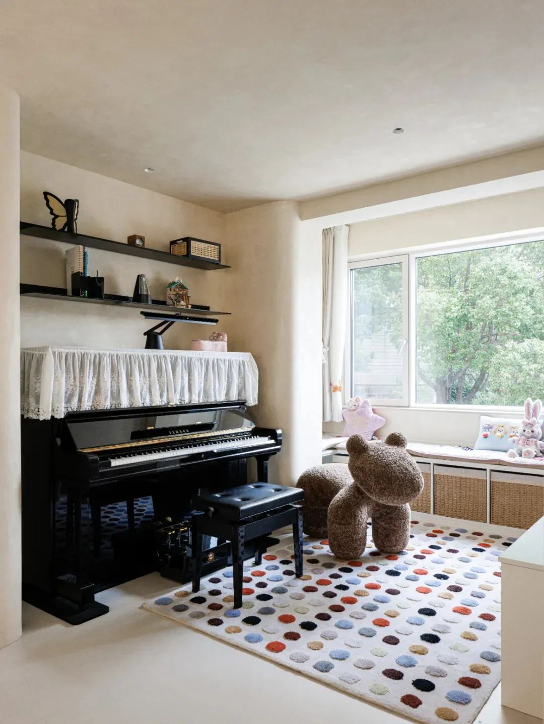 奶油轻侘寂，将生活过成一场私人艺术展-23