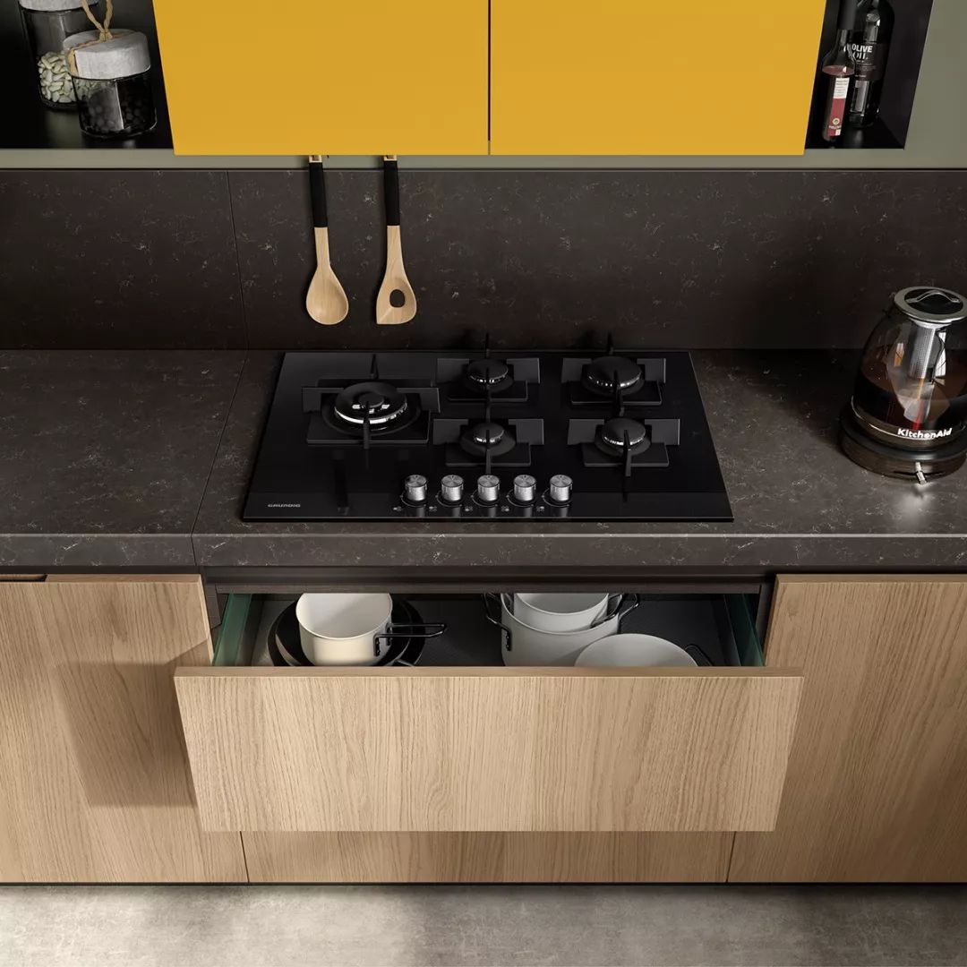 开放式厨房设计美学与实用兼具-30