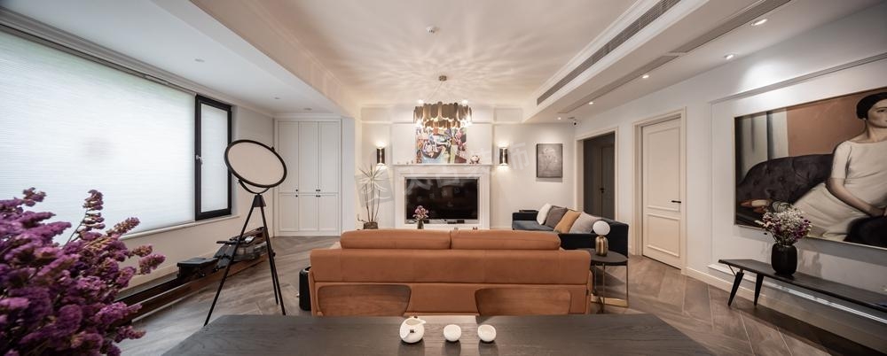 万科御澜道大平层曼哈顿风设计案例-2