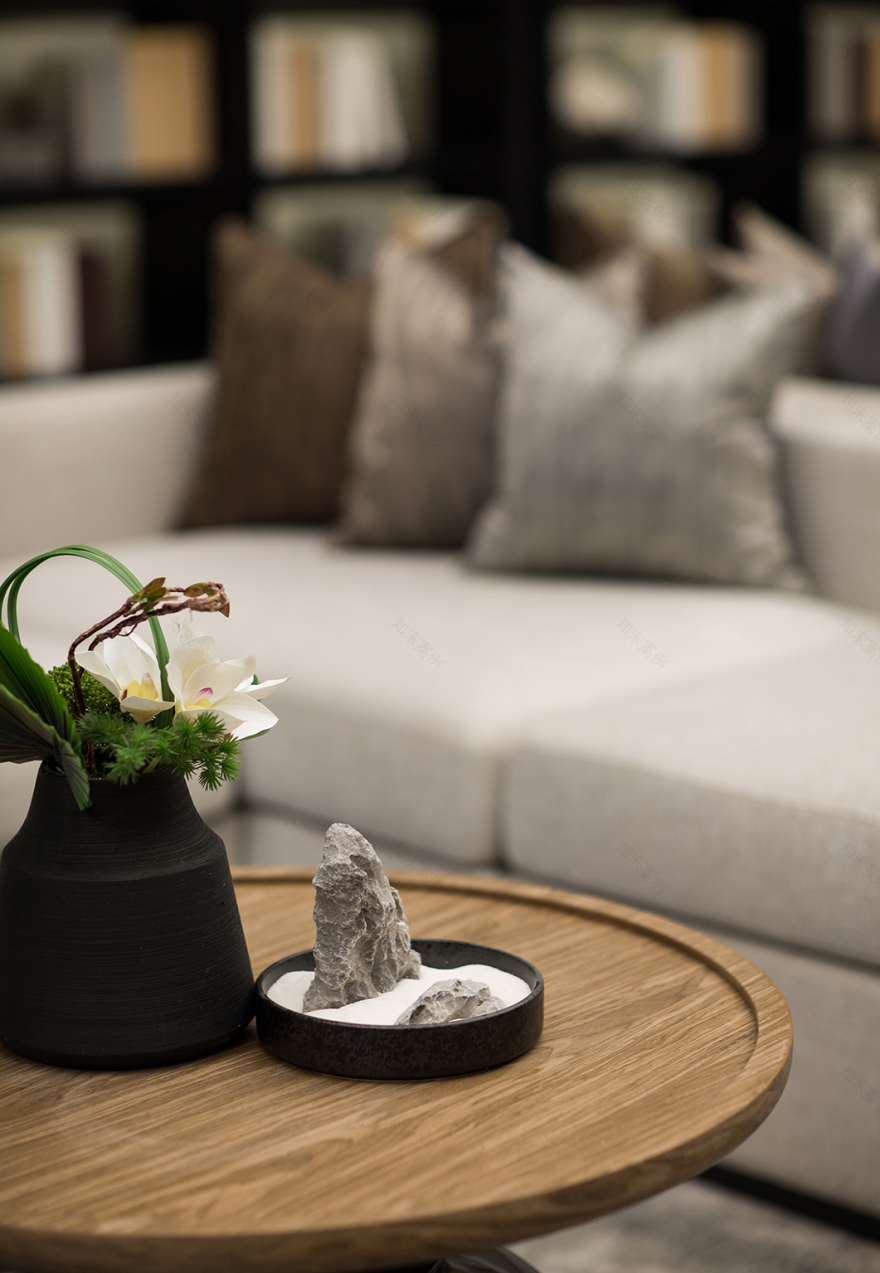 徐州万科翡翠天御售楼处 | 幽微蕴藉,空灵清远-34