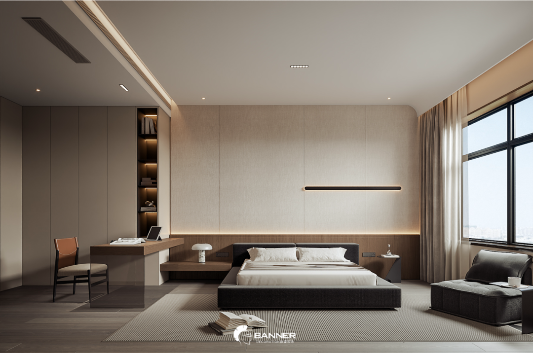 425㎡现代轻奢之居丨杨磊-40