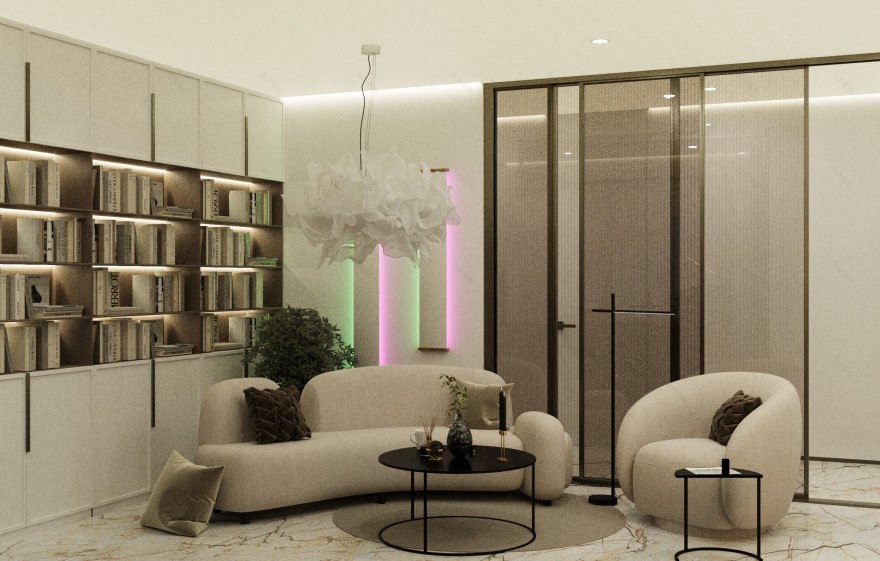 白色工作室公寓丨乌克兰基辅丨Аліна Кисіль-27