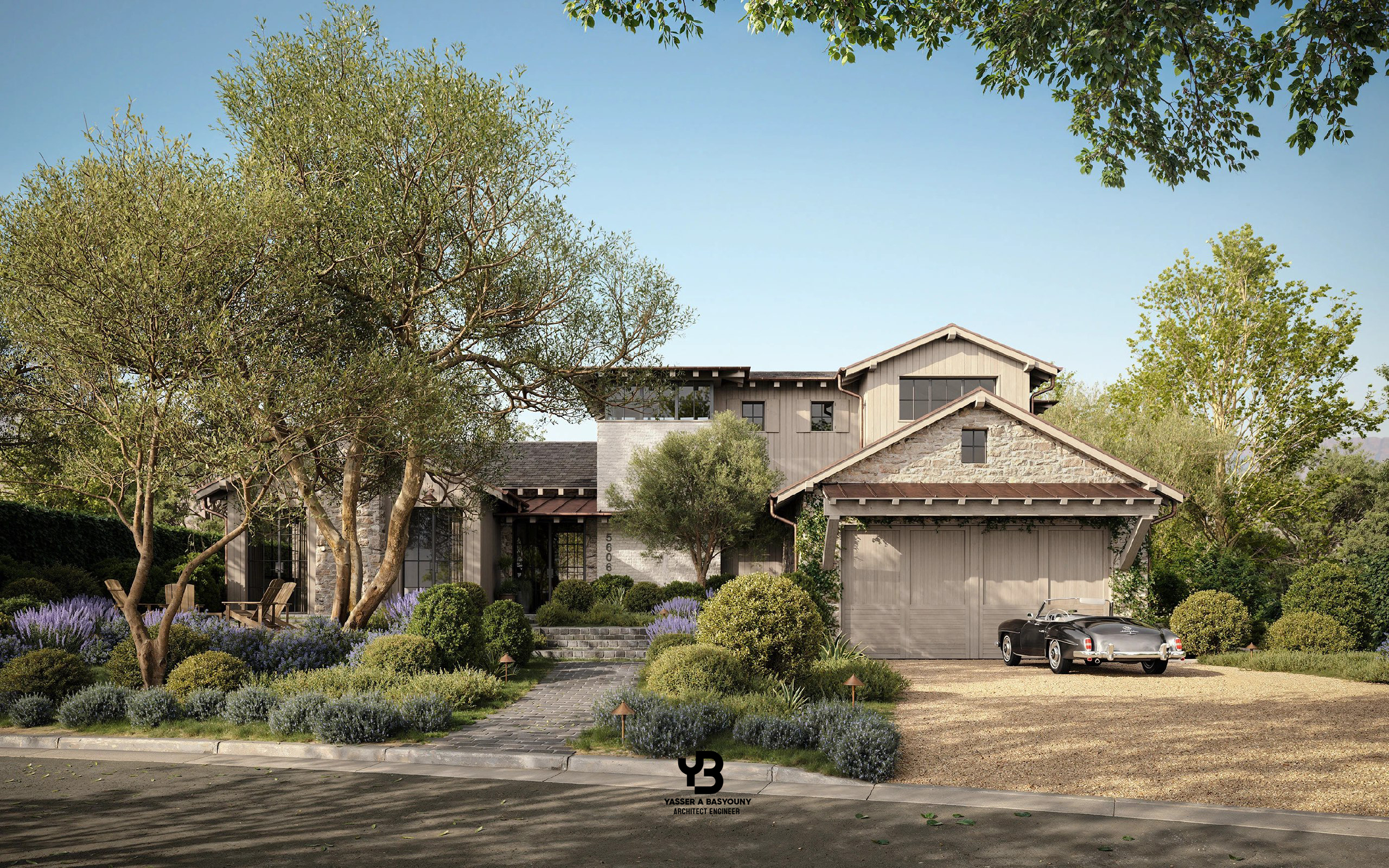 Modern Farmhouse villa-1