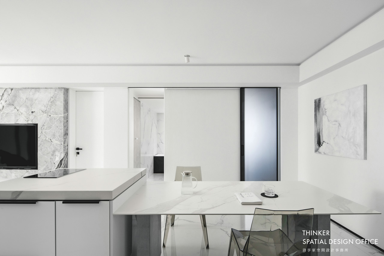 诗享家设计 | 140㎡高级灰现代简约住宅,生活不寻常-43