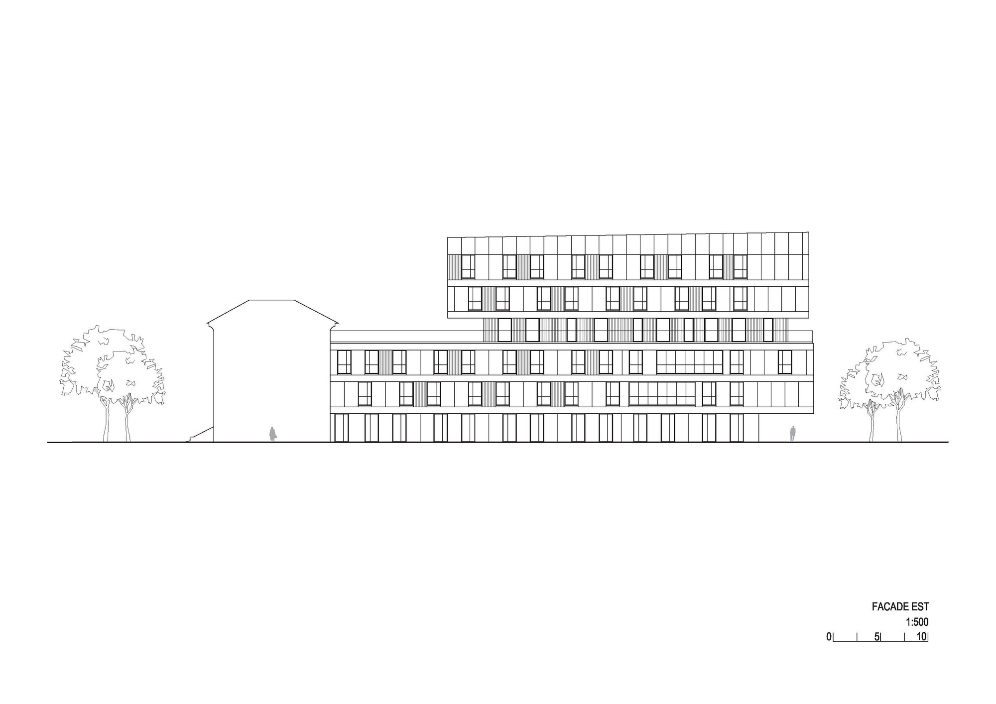 巴黎老年住宅社区中心 · 和谐融入城市环境-35