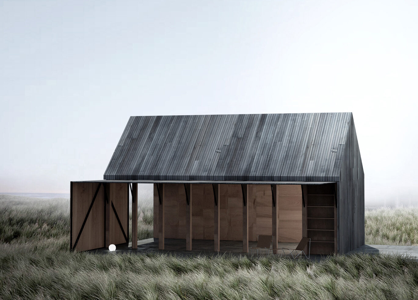 丹麦水边的船屋丨WE Architecture-1