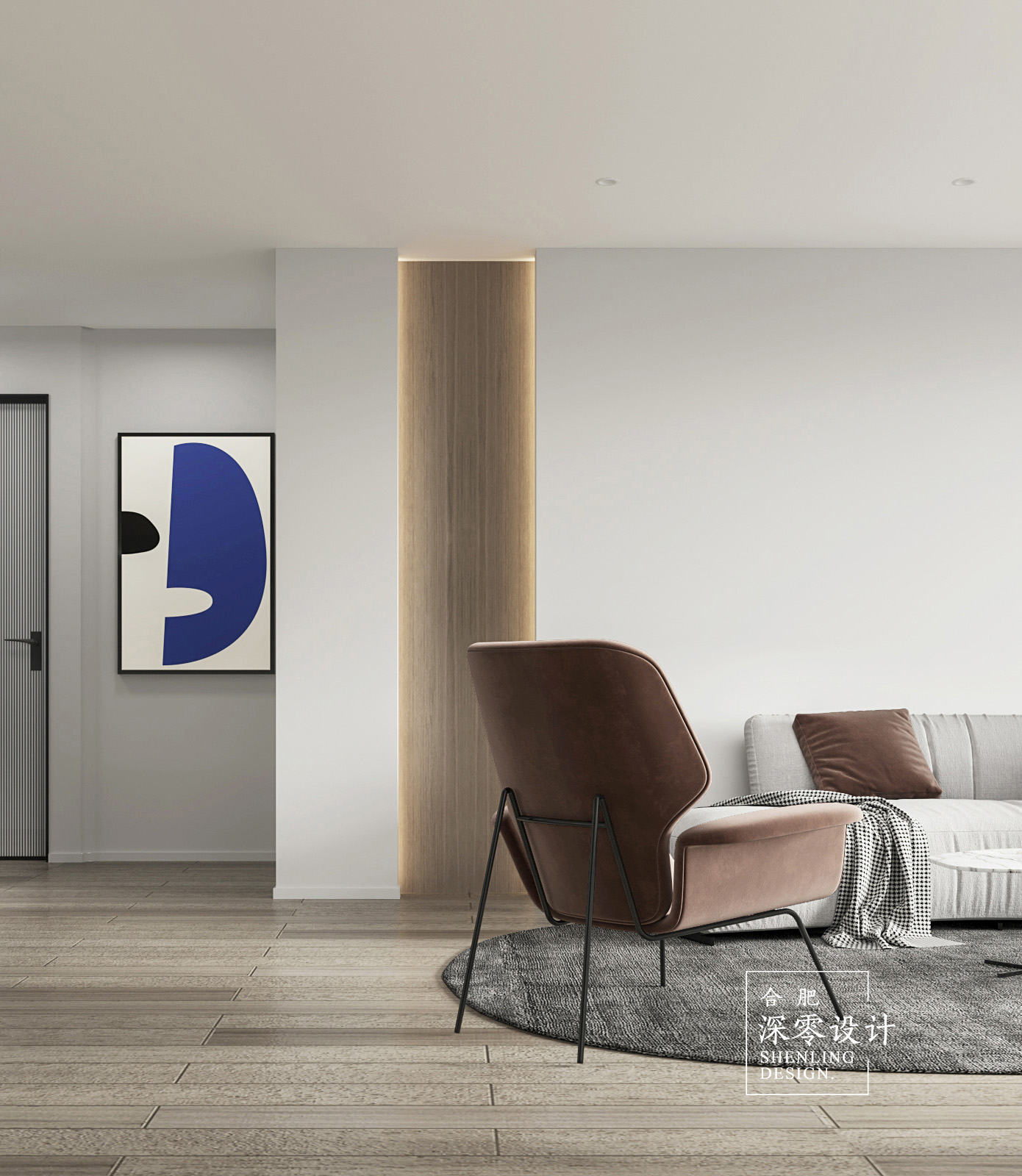 合肥铂悦庐州府 140㎡现代简约家,无电视中西厨设计-39