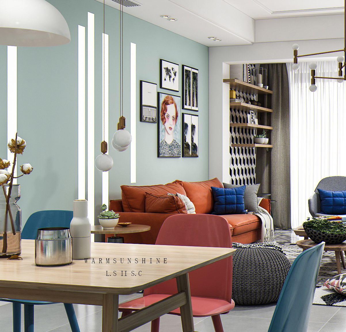 北欧风小宅，温馨宜居的回型空间设计-32