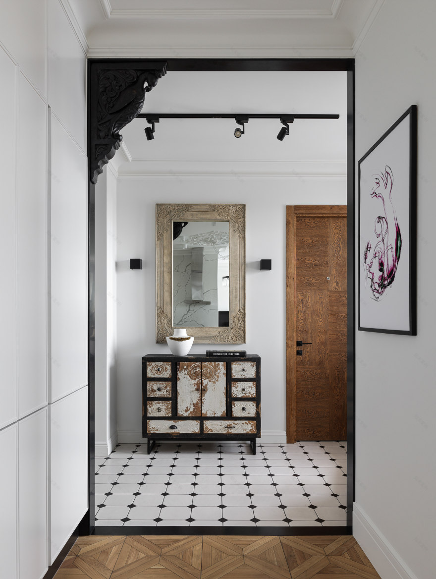 公寓丨俄罗斯圣彼得堡丨Polina Afonskaya-21