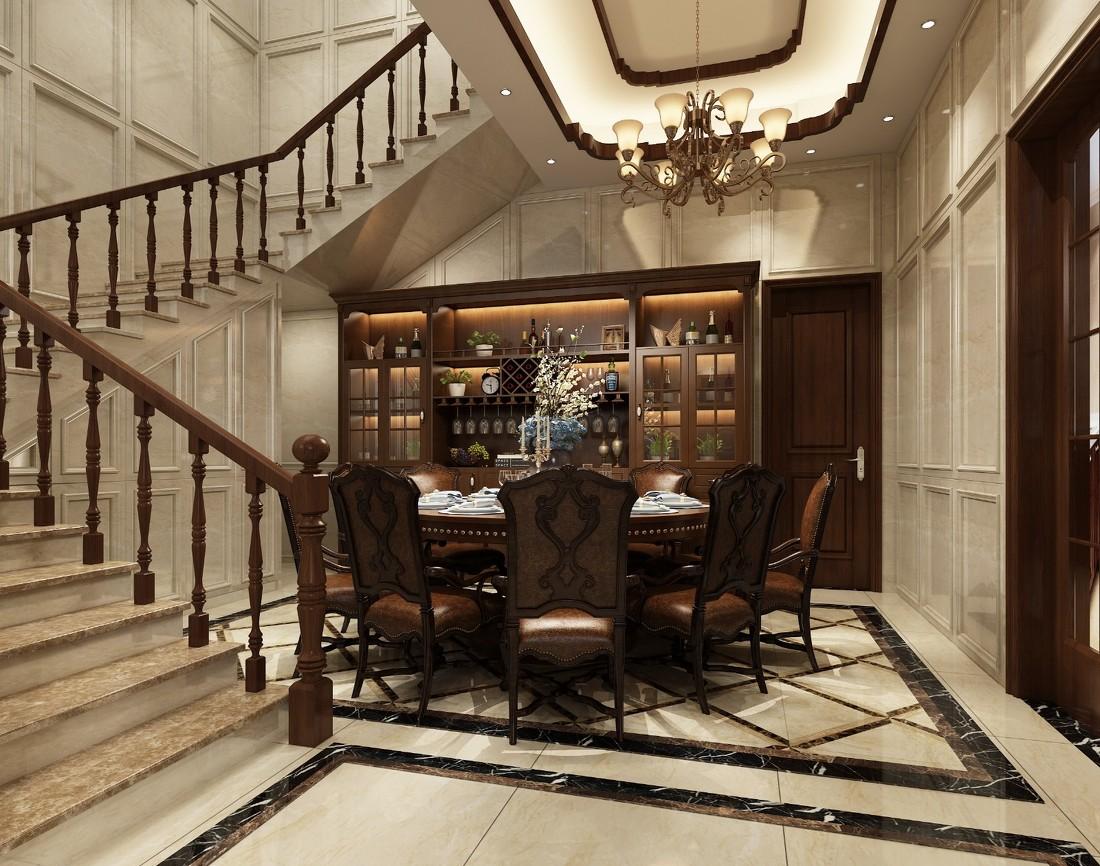 美式别墅设计 | 儿童房、衣帽间、女孩房、餐厅、客厅、主卧一应俱全-6