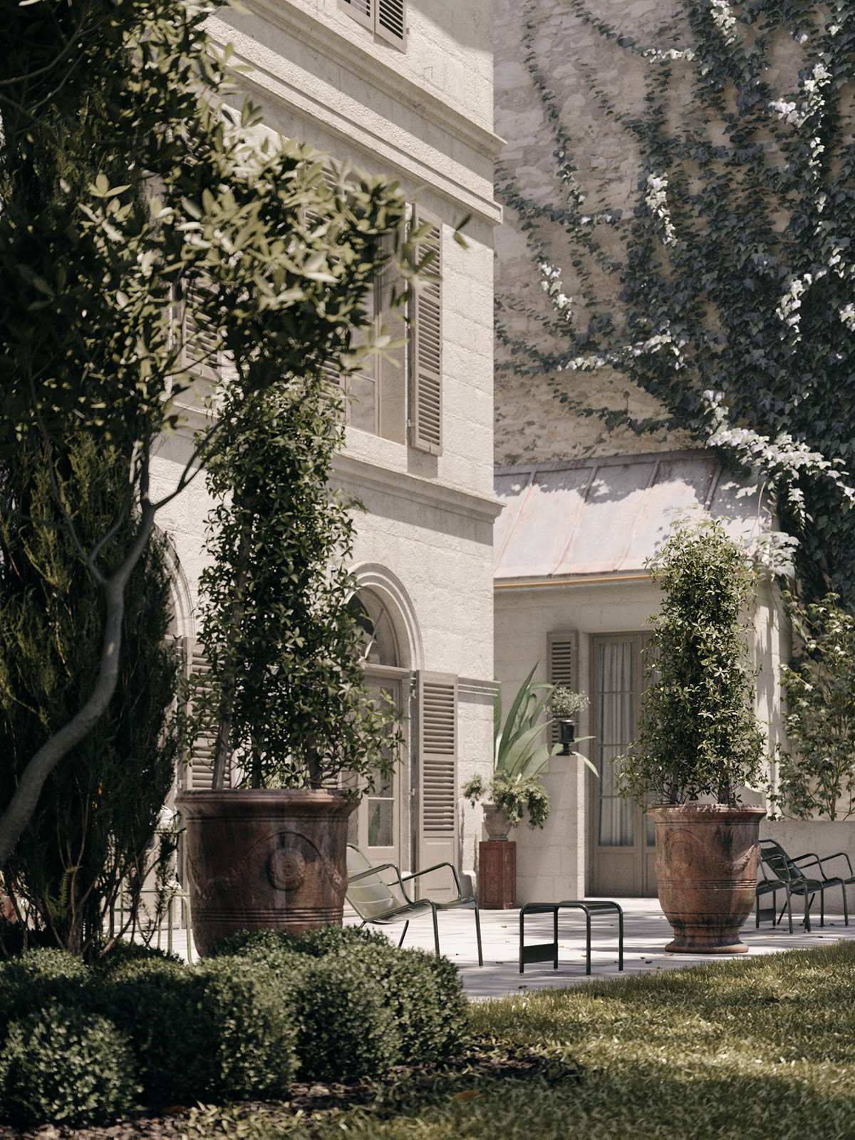 Anastasiya Gushchina丨别墅建筑丨House in Provence-9