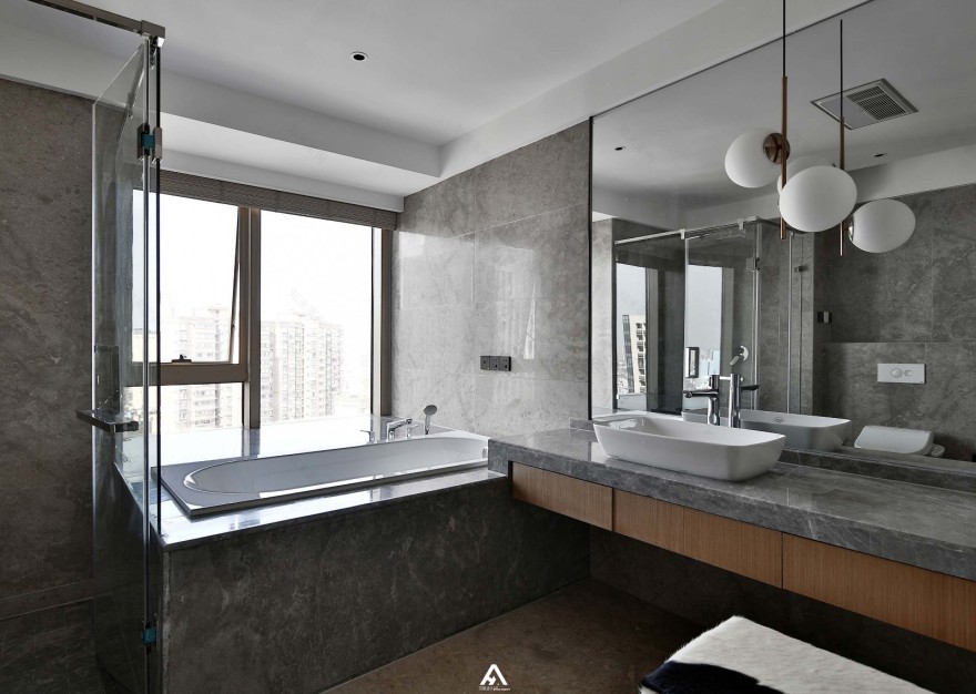 140㎡沉稳灰色系家居 阿鹤设计-37