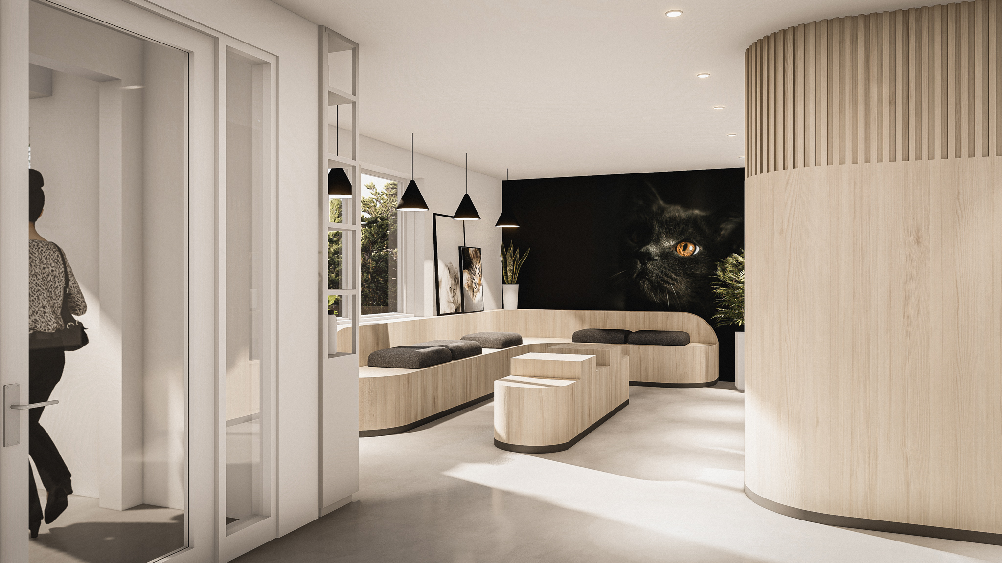 温馨的动物医院丨Agence Spatiale inc.-9