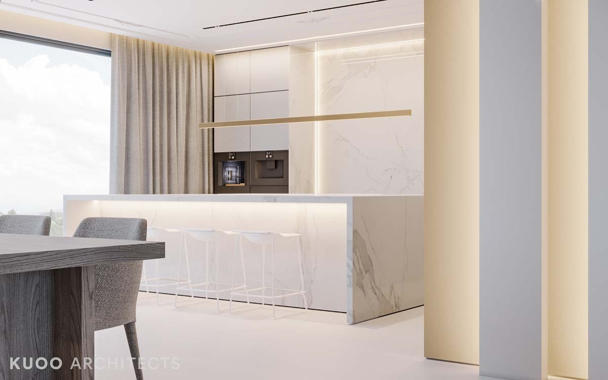 KUOO Architects设计--英国豪华与迷人的金属口音-13