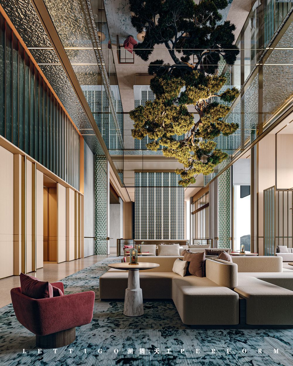 轻奢酒店大堂的空间艺术设计与商业的平衡-2