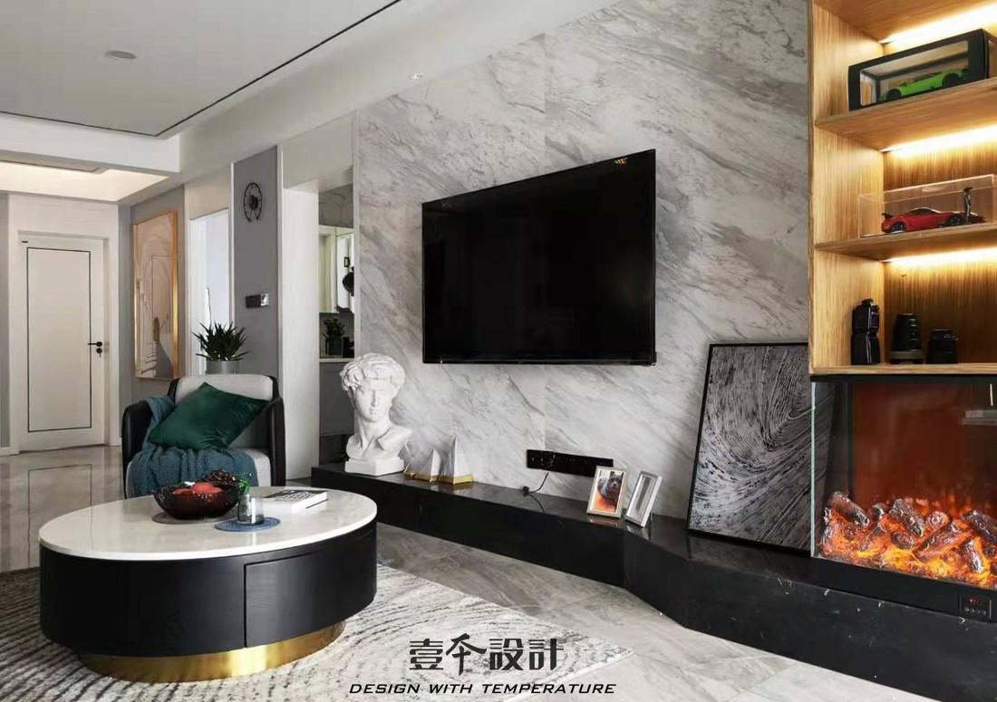 壹夲设计 | 平层住宅的现代时尚变身-20