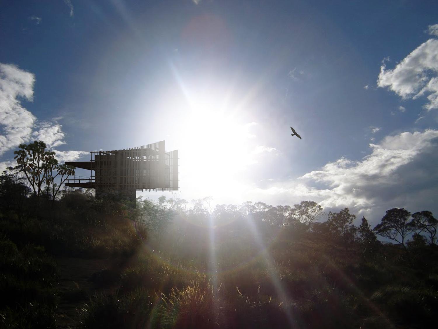 巴西 Skylab 建筑师设计的树屋住宅-1
