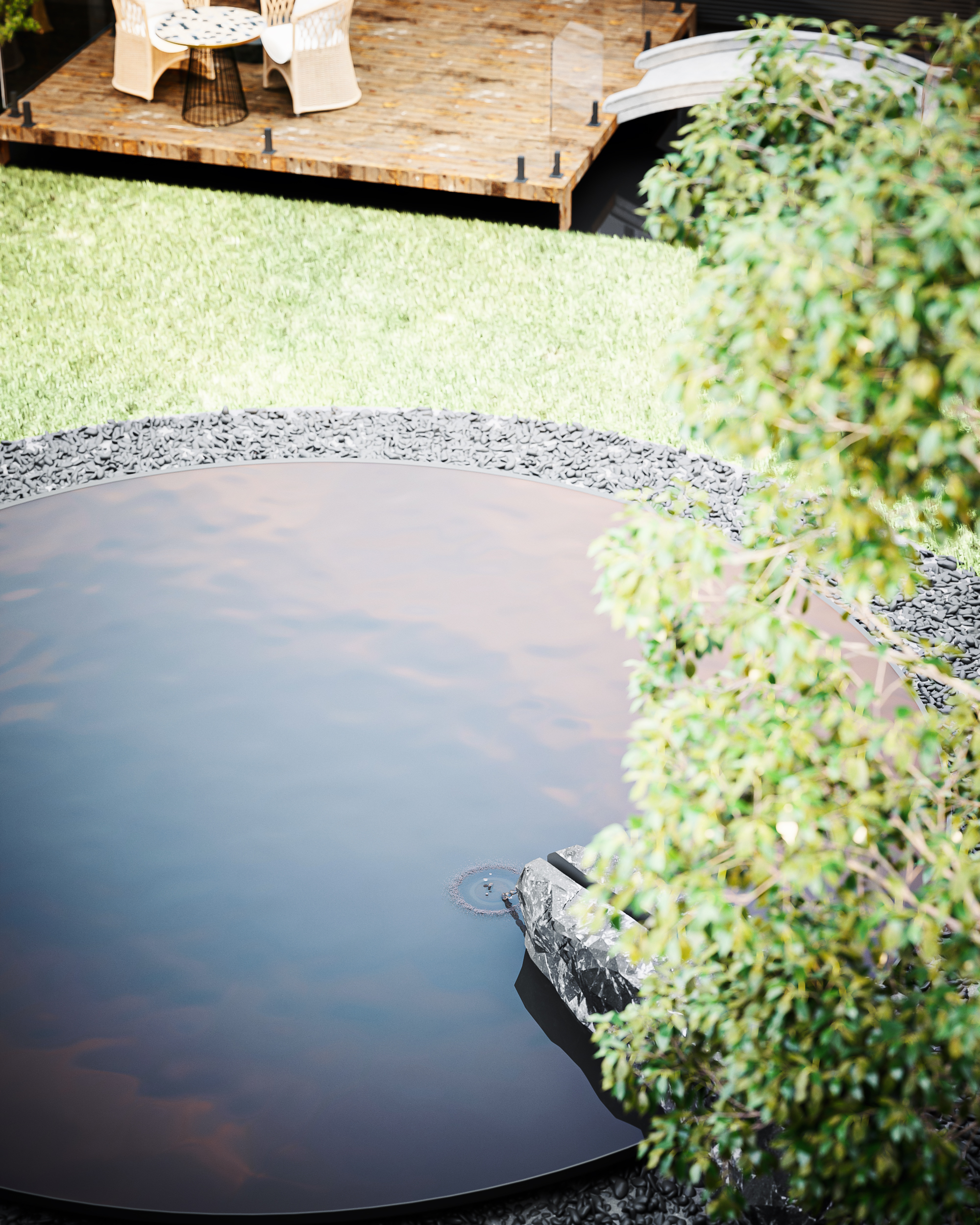 “治愈系”办公空间庭院设计丨图夫 x 金该-17