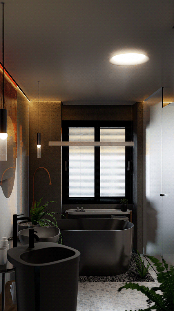 SPA 浴室改造 · 室内设计丨美国宾夕法尼亚丨A. ABOELAININ-4