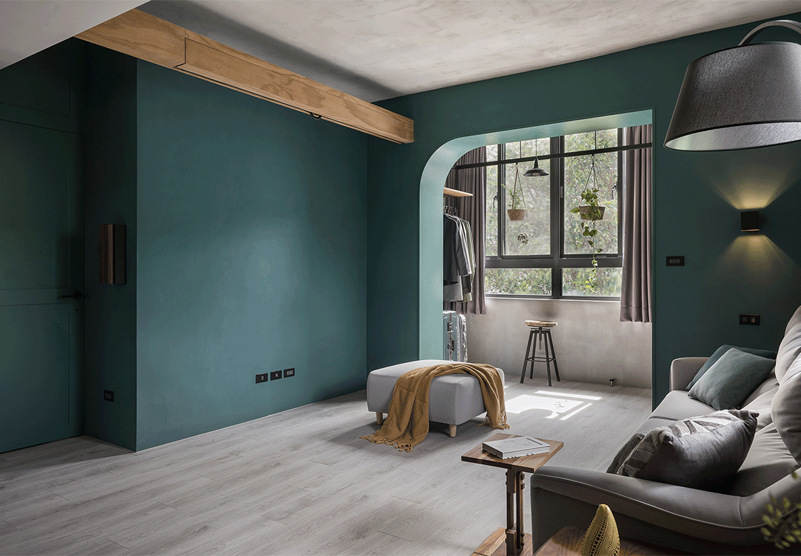 家装设计案例鉴赏——老城区的33㎡复古感小屋-5