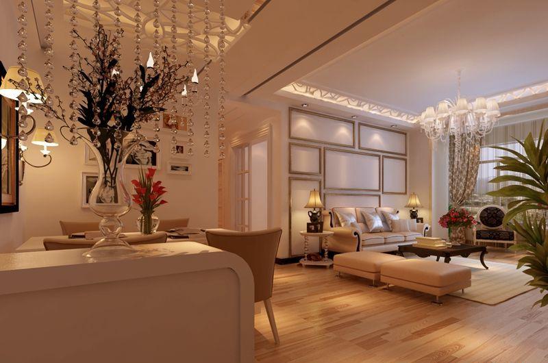 年轻辣妈装修盛世江南144平高端大气新古典三居室-11