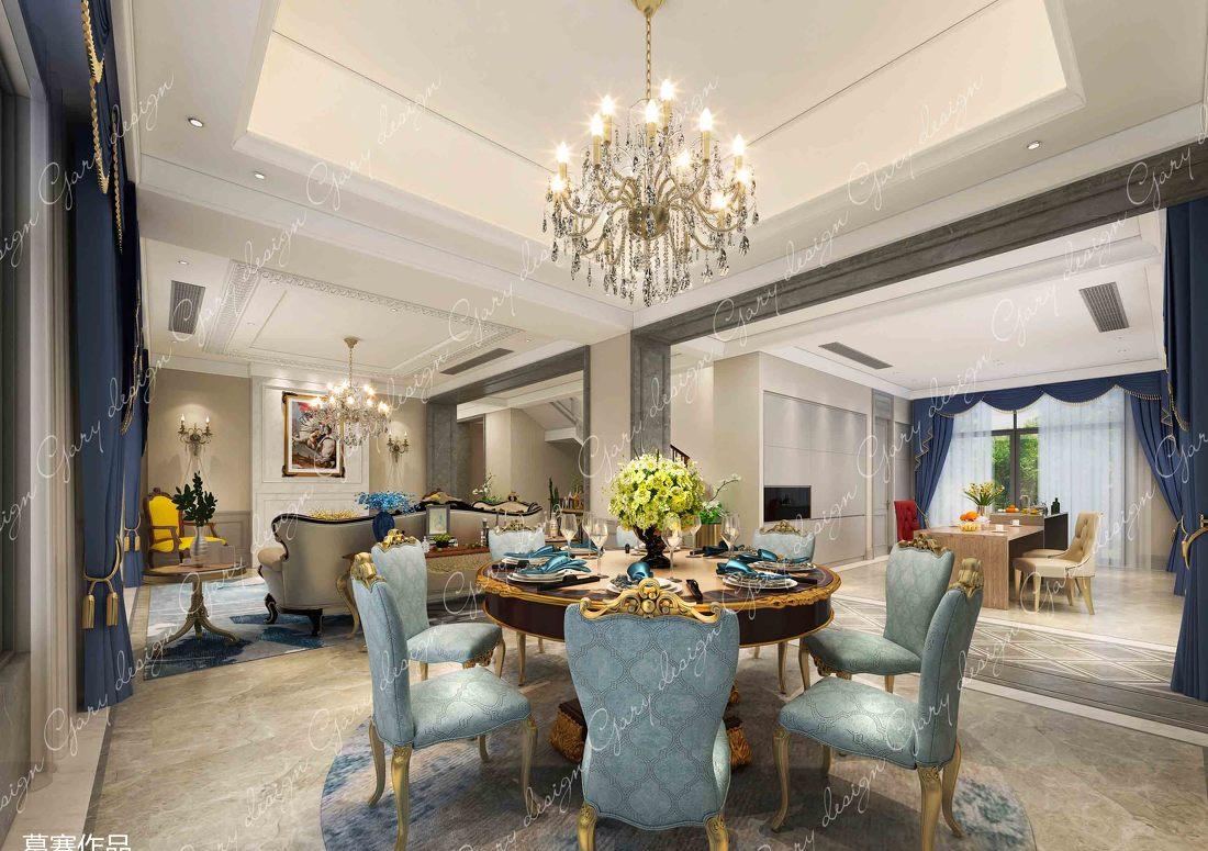 欧式新古典风格下的简约别墅生活-0