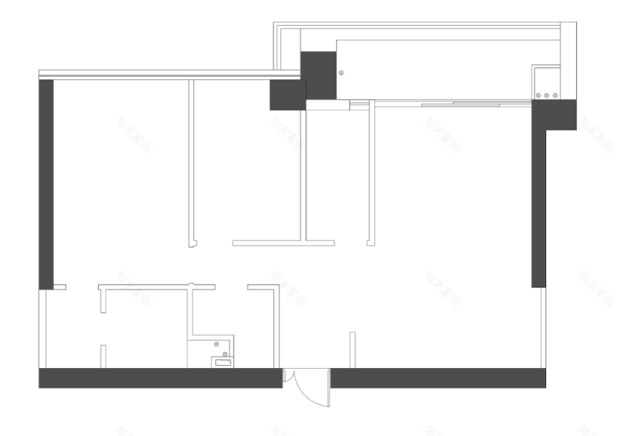 漾设计:125㎡现代住宅,高级灰+雾霾蓝,温柔高级的空间!-52