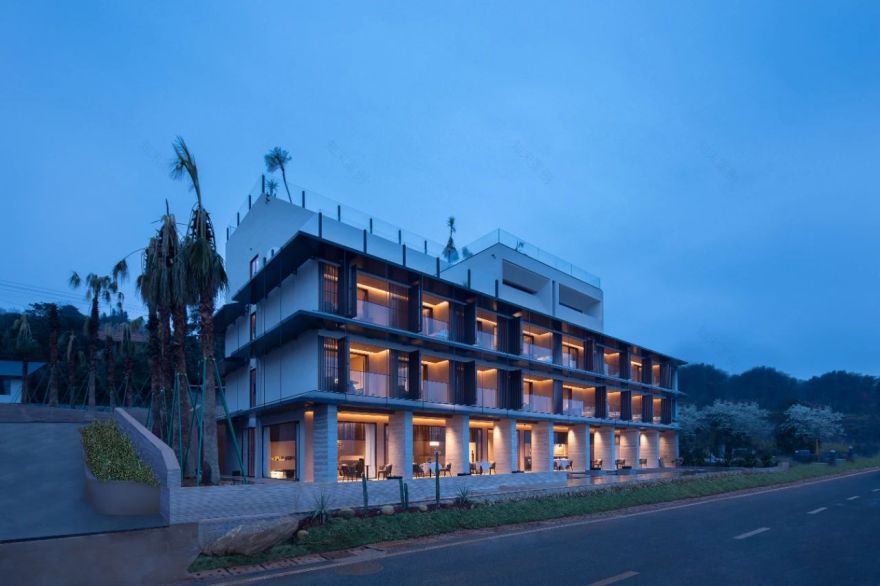 东江湖暮尼度假酒店丨中国郴州丨莫子先生设计,ying光绿设计-38