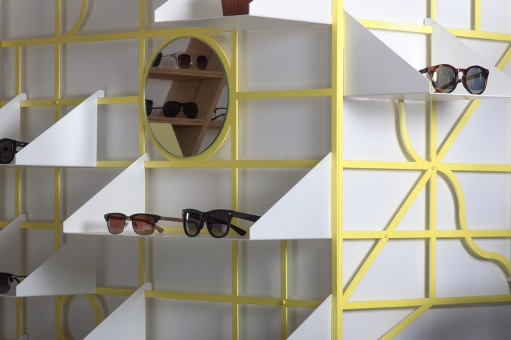 圣彼得堡清新宜人的26平米眼镜专卖店P Y E Store-14