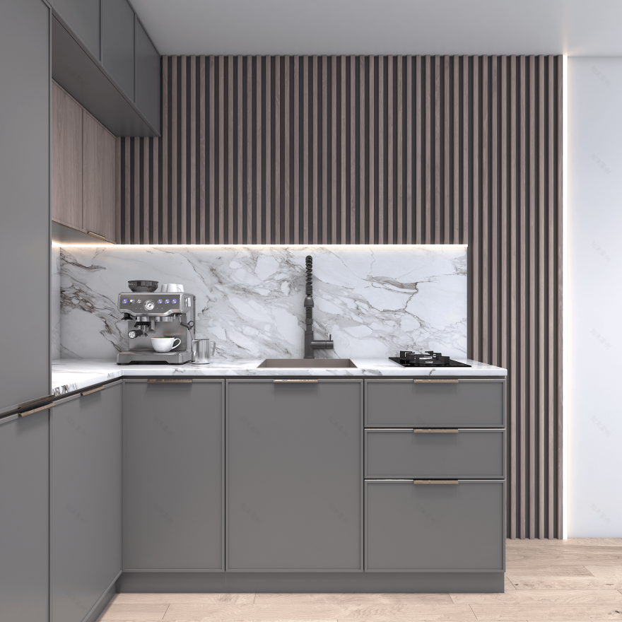 现代小厨房丨约旦安曼丨SARA ALNAIM-5