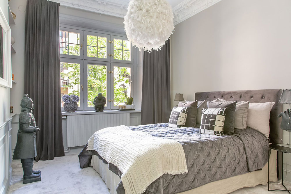 瑞典现代古典公寓的巧妙融合-20