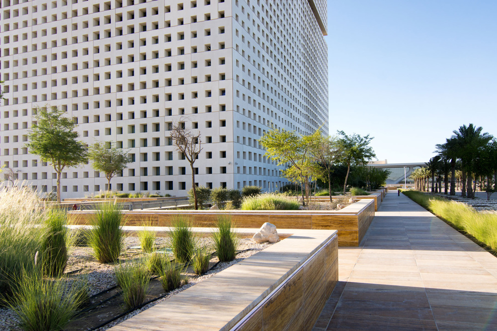 卡塔尔基金会总部·绿色生态的空中花园-6