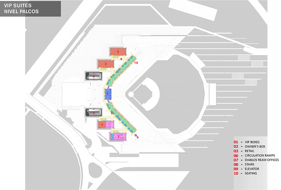 墨西哥红魔队新主场  阿尔弗雷多·哈普·埃卢体育中心丨墨西哥墨西哥城丨FGP Atelier + Taller ADG-49