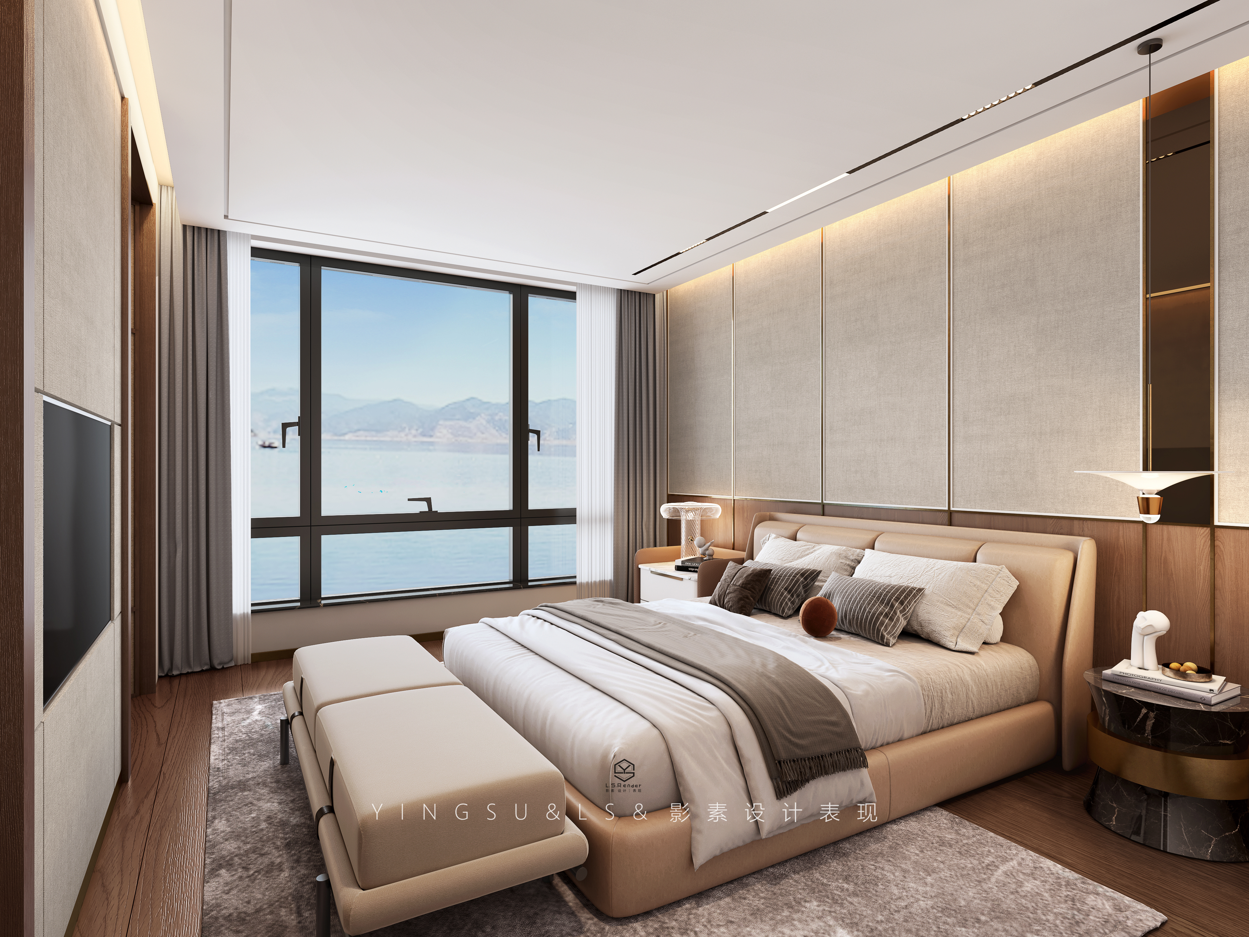 影素设计 • 大平层客餐厅设计表现-10