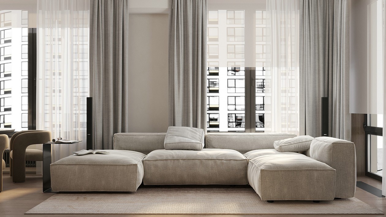 中性色系小空间公寓设计-3