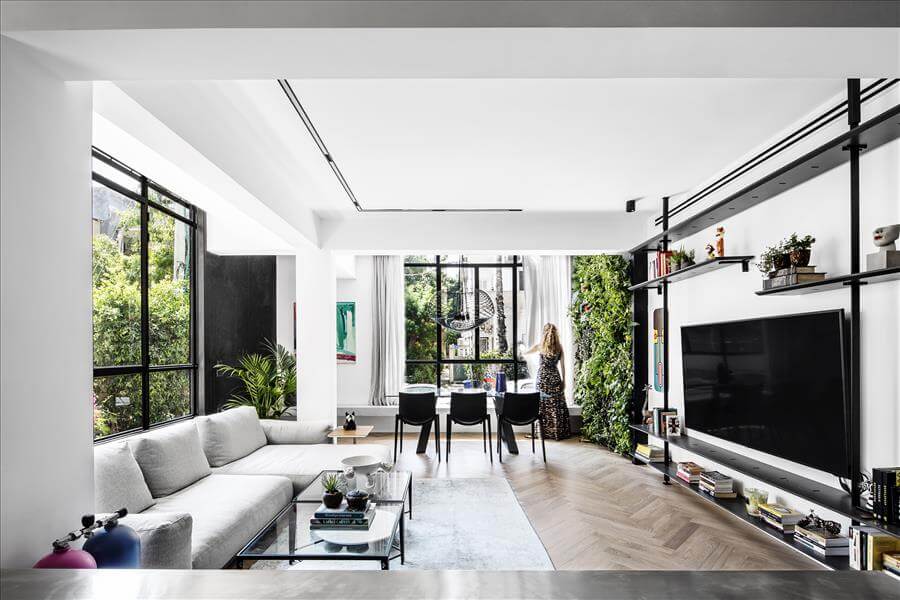 特拉维夫90平米公寓全面翻新丨以色列特拉维夫丨Shlomit Galis（沙龙米特·加利克斯）-13