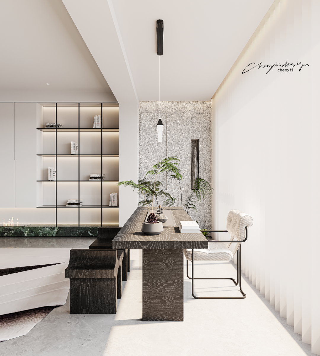 青岫 · 陈程意设计师的绿色诗意住宅设计丨中国洛阳丨忱意空间设计研究室-34