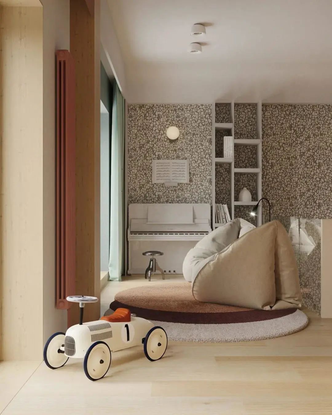 几何色彩碰撞,打造温馨空间-25